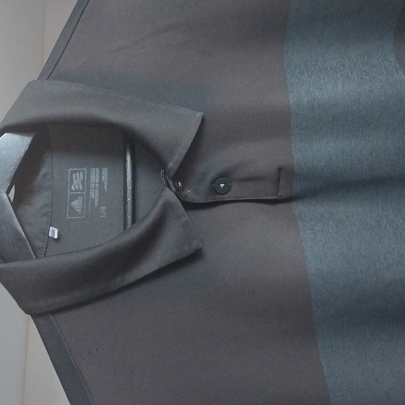 Adidas Golf Polo Shirt Top Shortsleeve for Men Black Dark Grey - Picture 5 of 9